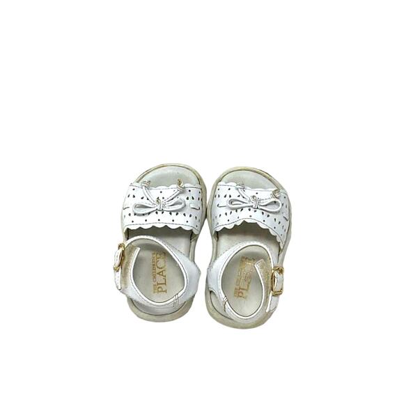 The Children’s Place Infant Girls White Sandals Size 3M - Picture 5 of 9